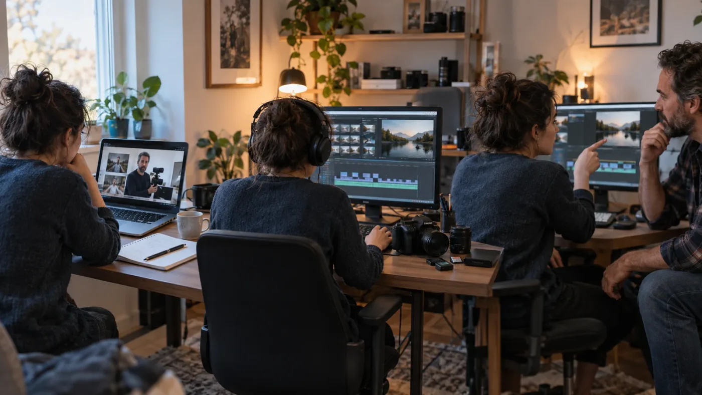 Illustration of a fast DaVinci Resolve learning loop