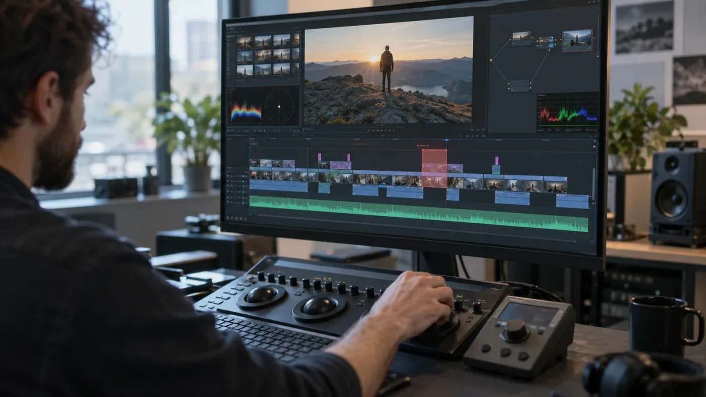 Illustration of DaVinci Resolve render cache troubleshooting
