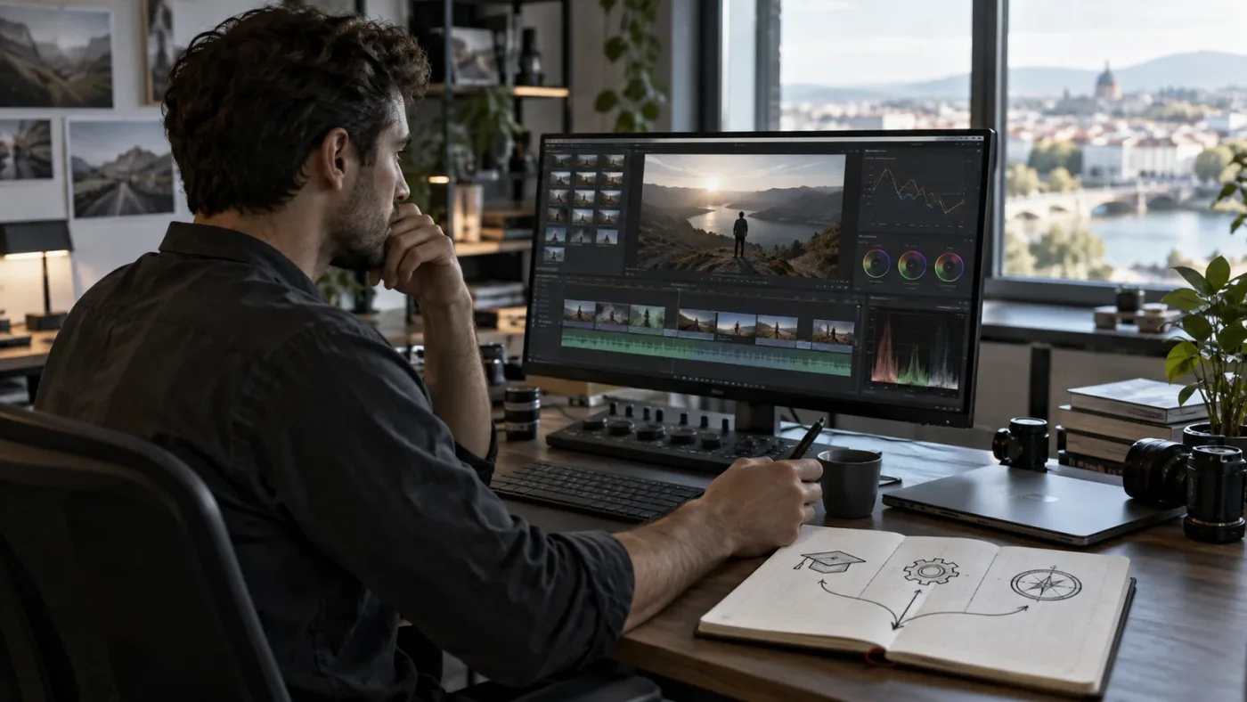 Illustration of choosing a DaVinci Resolve assistant by bottleneck
