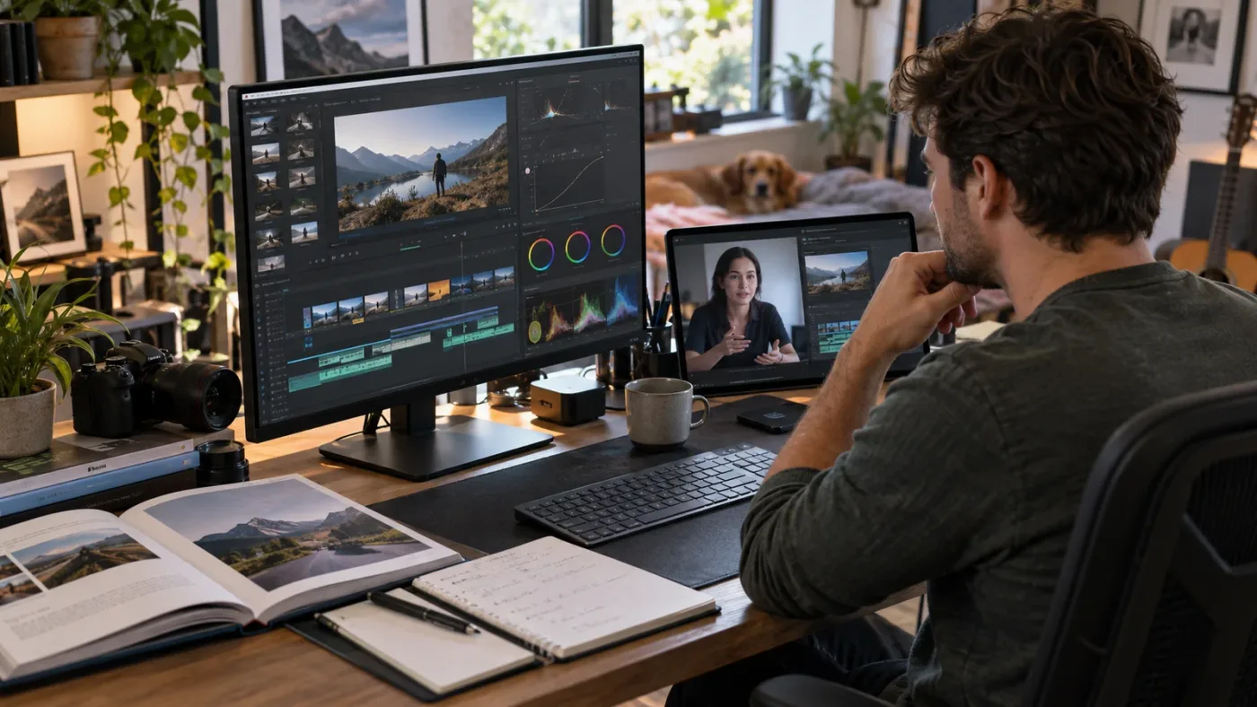 Illustration of a practical DaVinci Resolve learning path