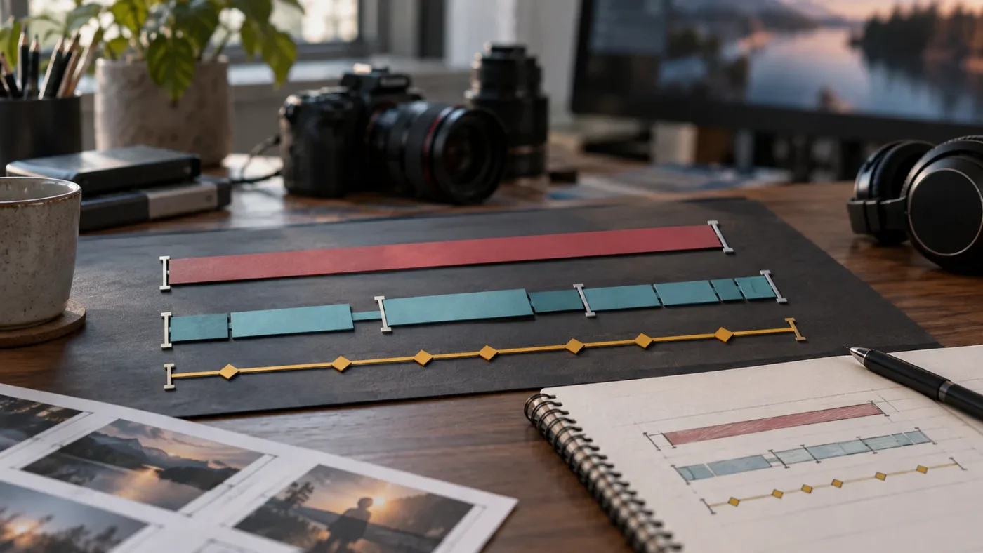 Illustration of DaVinci Resolve timing controls for Adjustment Clips and Fusion Compositions