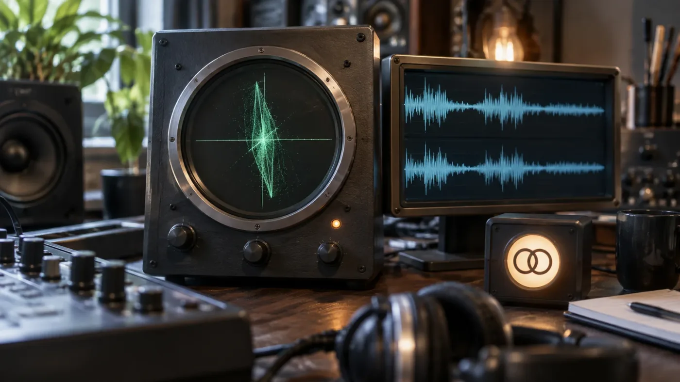 Illustration of phase cancellation and mono checking for a hollow audio clip