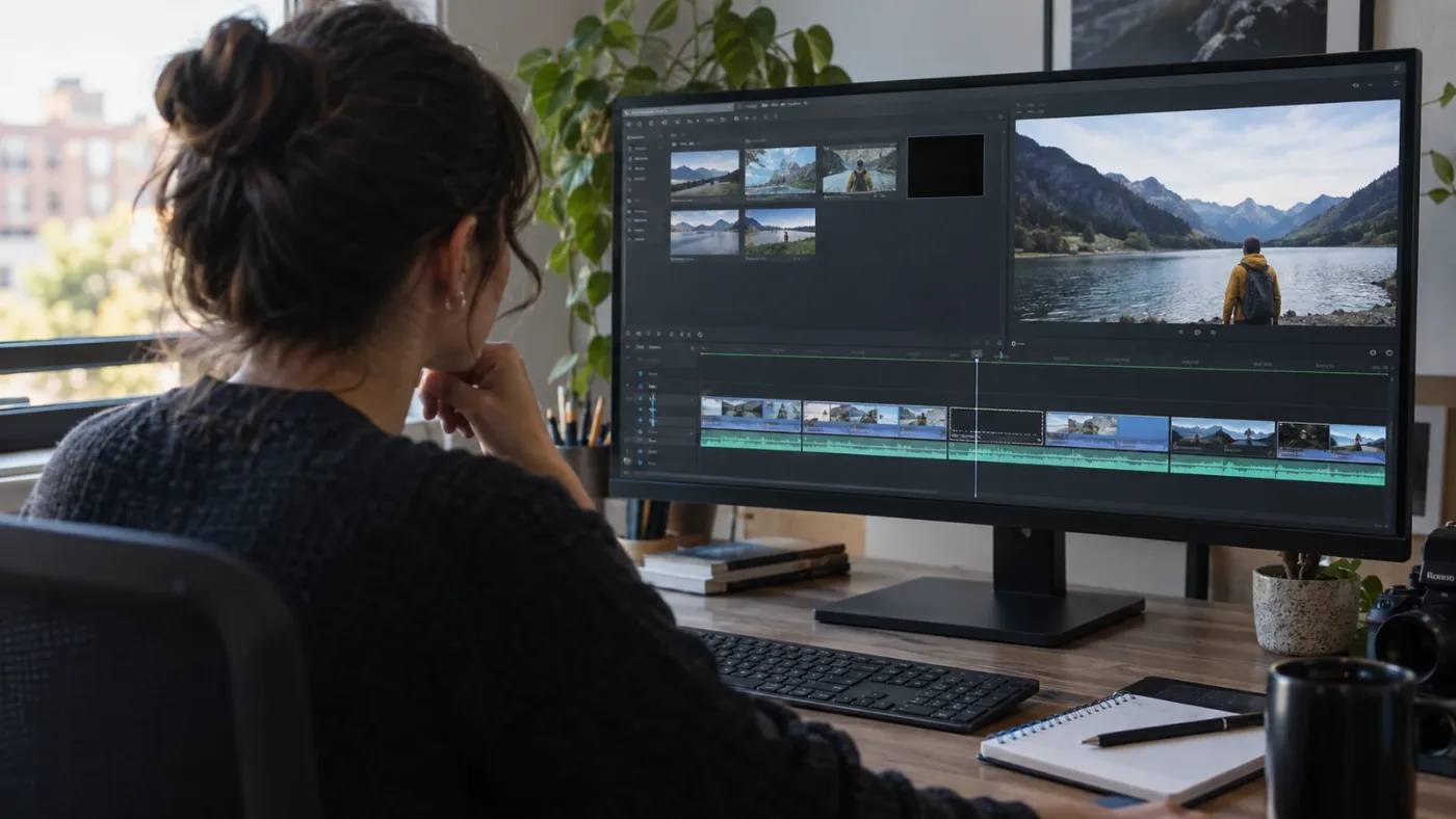 Illustration of comparing an offline audio source with a missing timeline clip in DaVinci Resolve
