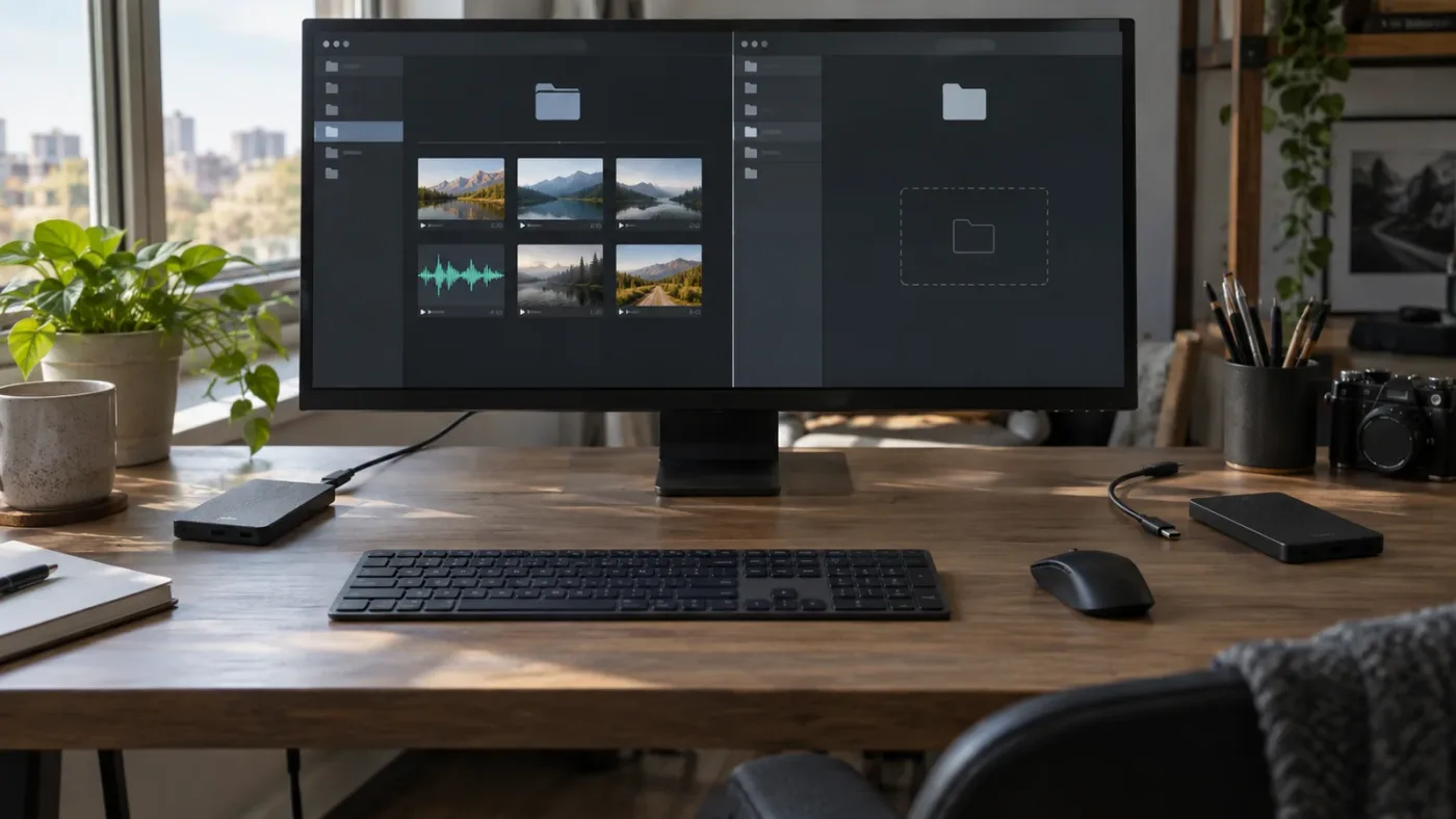 Illustration of comparing working and missing audio file paths in DaVinci Resolve