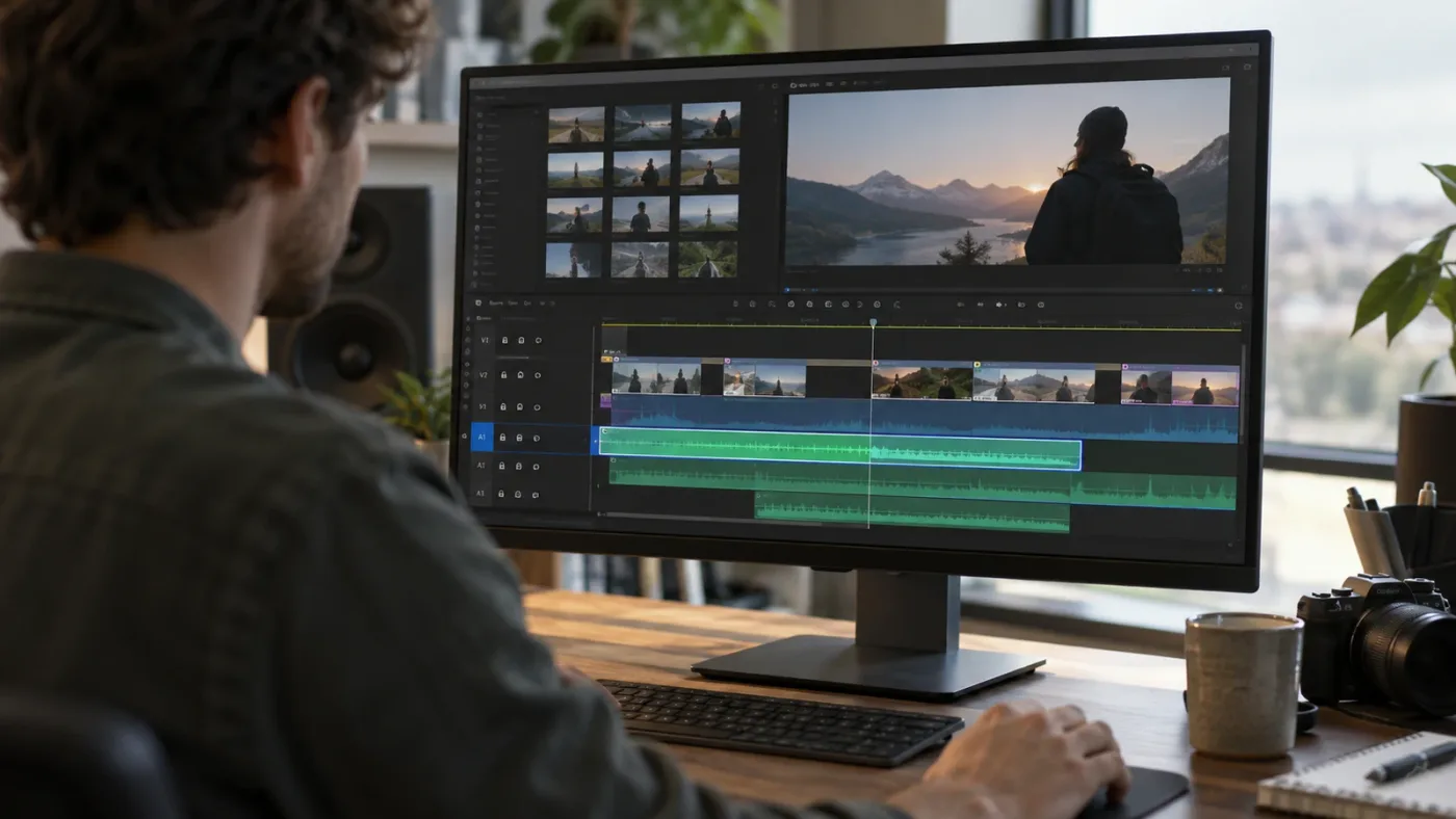 Illustration of the Tracks Index locating an audio track
