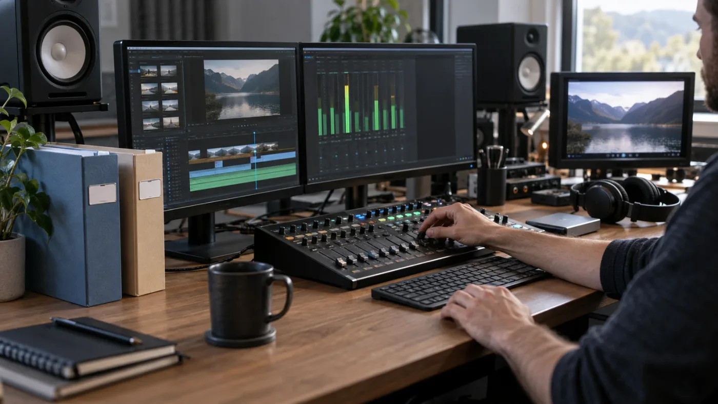 Illustration of a careful DaVinci Resolve audio routing troubleshooting workflow