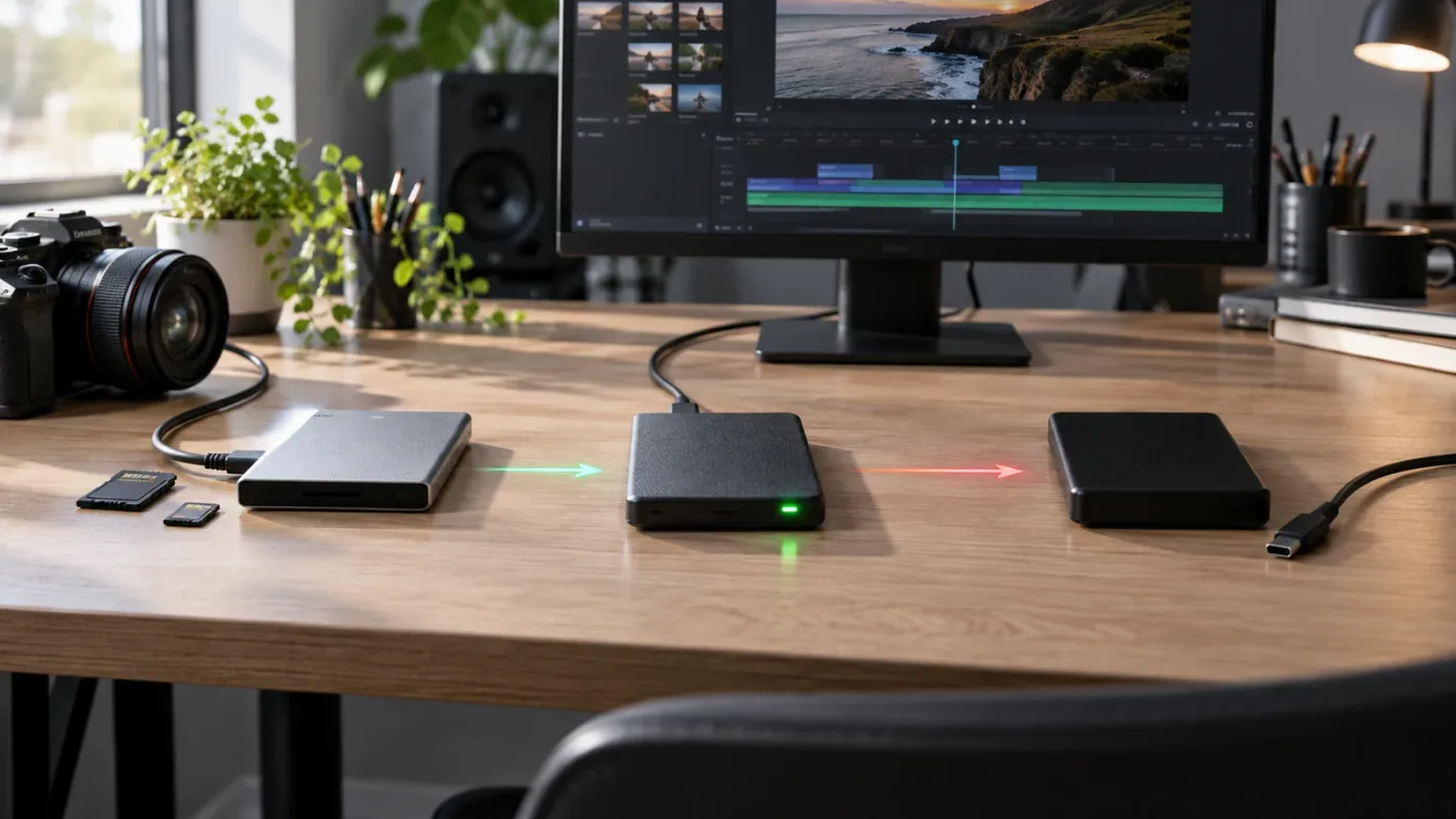Illustration of DaVinci Resolve media and cache paths for waveform troubleshooting