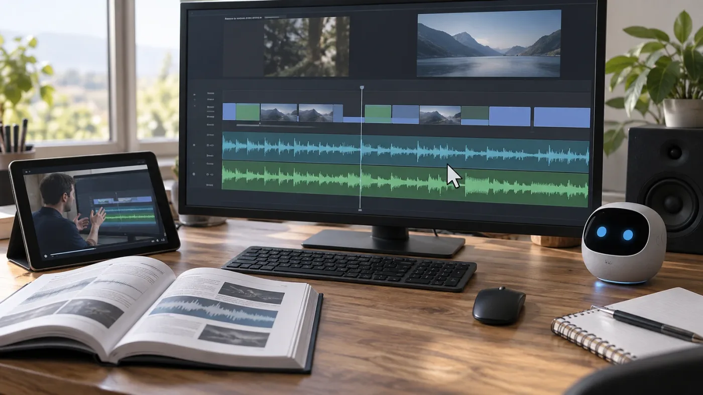 Illustration of ways to get help with DaVinci Resolve audio troubleshooting