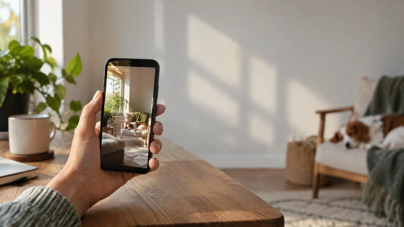 Illustration of a readable beginner title over phone footage