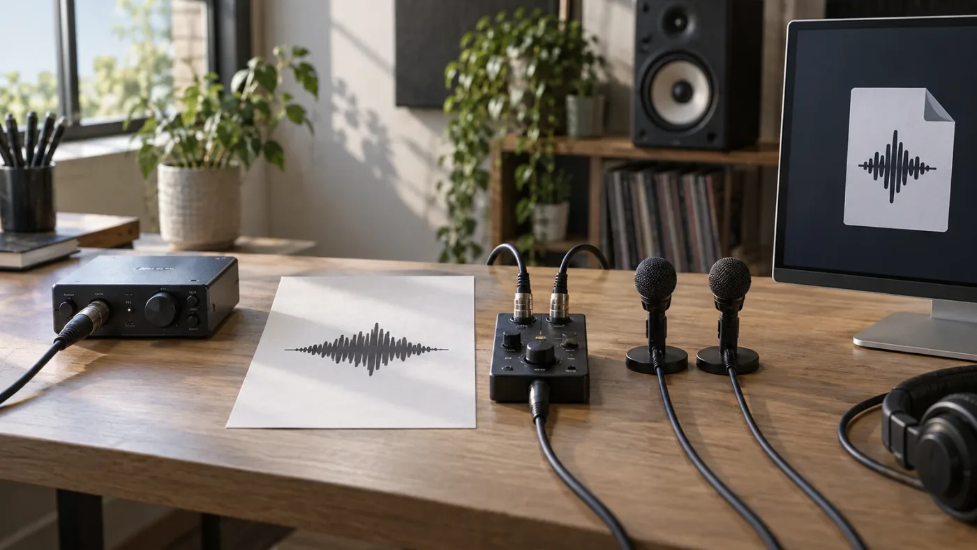 Illustration of a final DaVinci Resolve stereo-to-mono workflow checklist