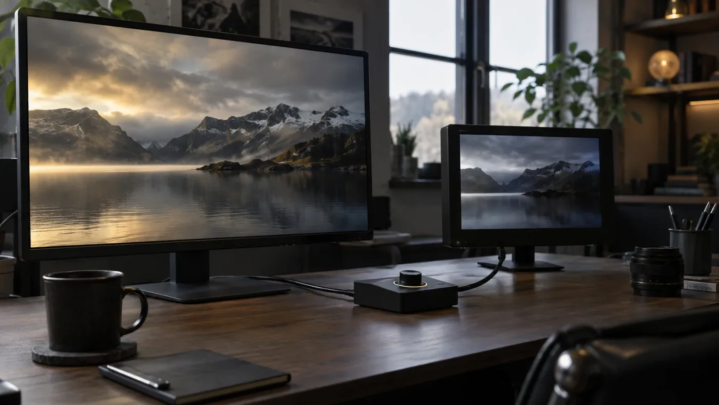Illustration of a DaVinci Resolve clip feeding a connected color node