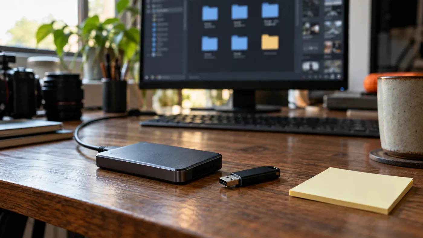 Illustration of a PowerGrades folder being copied to a backup before Resolve relinks it
