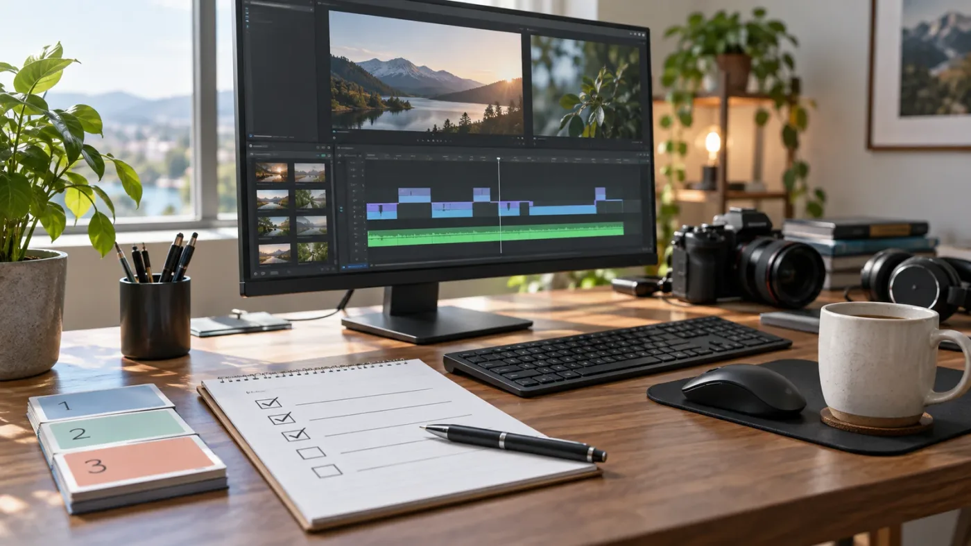 Illustration of checking the DaVinci Resolve version before troubleshooting missing Inspector controls