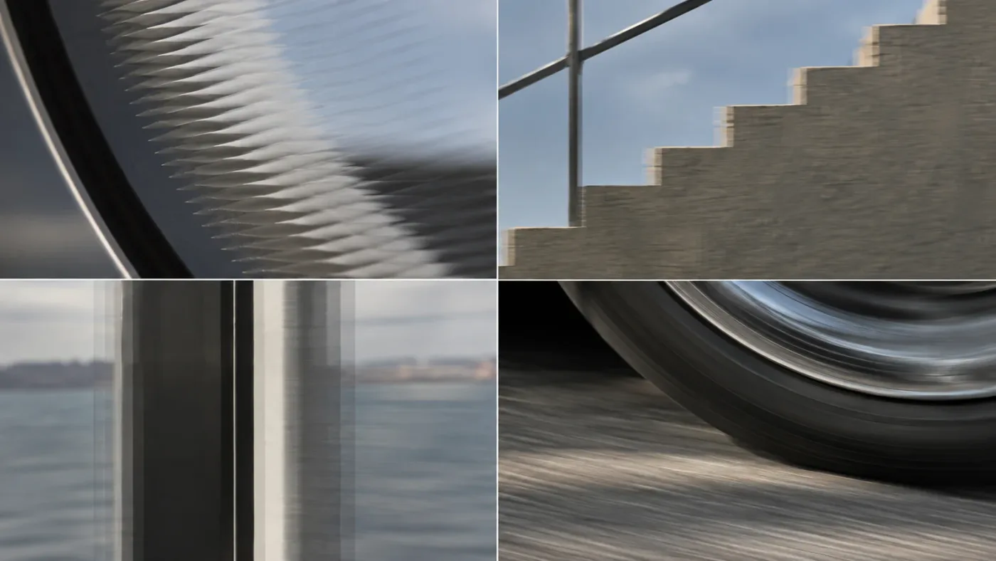 Illustration of common deinterlacing artifacts on moving video