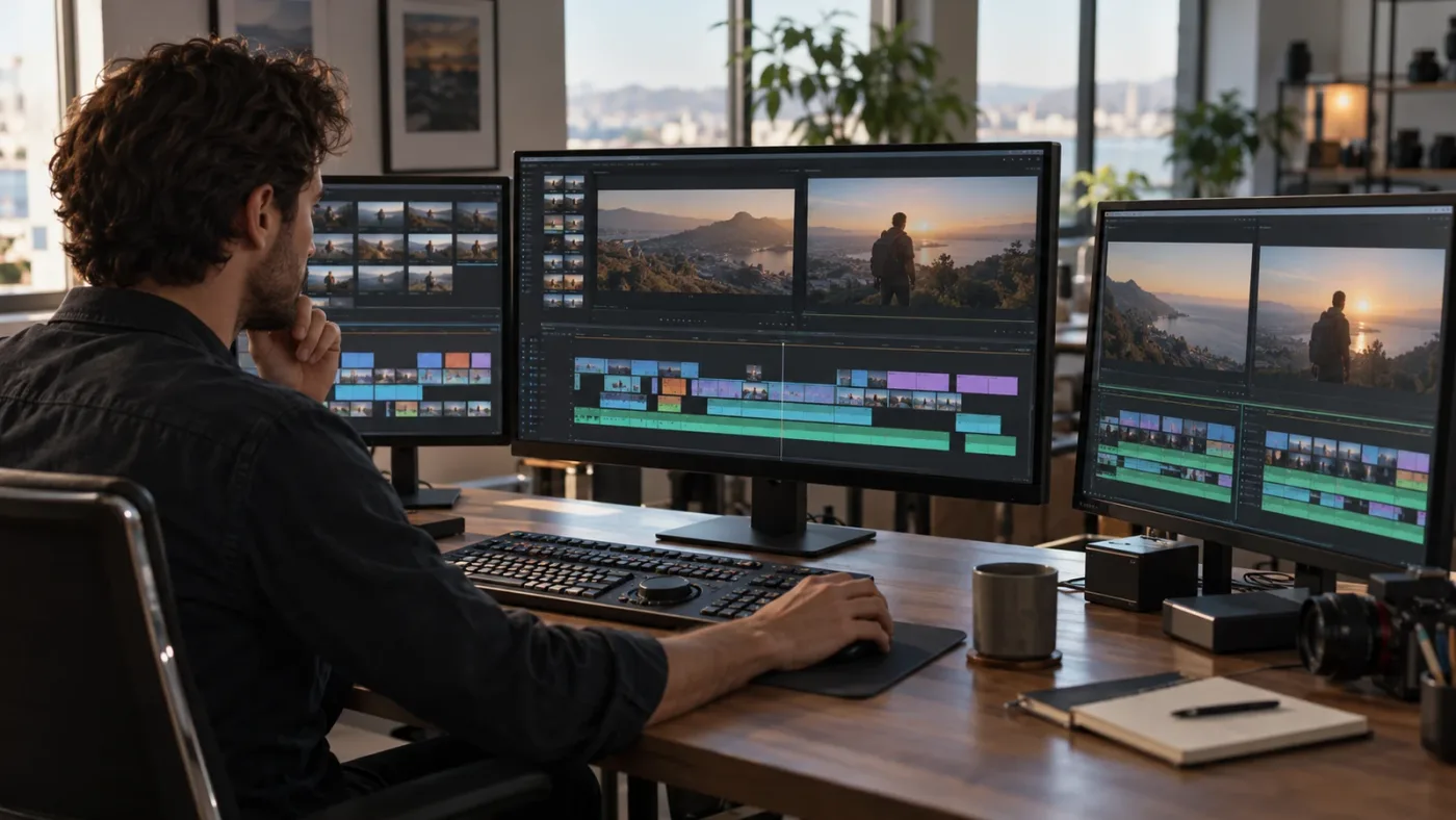 Illustration of choosing the right DaVinci Resolve dual timeline workflow