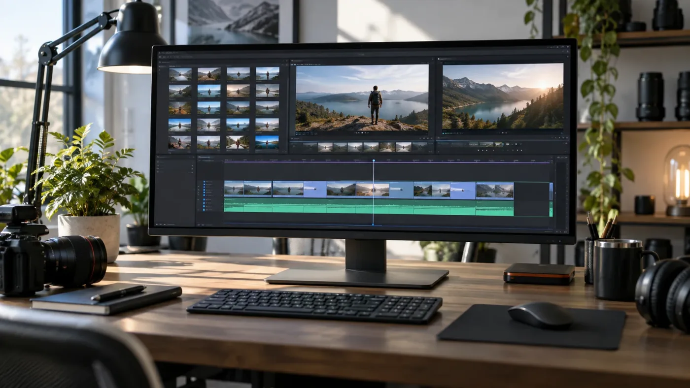 Illustration of the basic DaVinci Resolve insert edit workflow