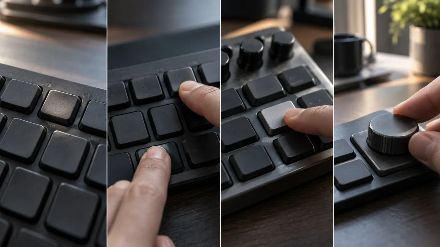 Illustration of troubleshooting the DaVinci Resolve Insert Clip shortcut