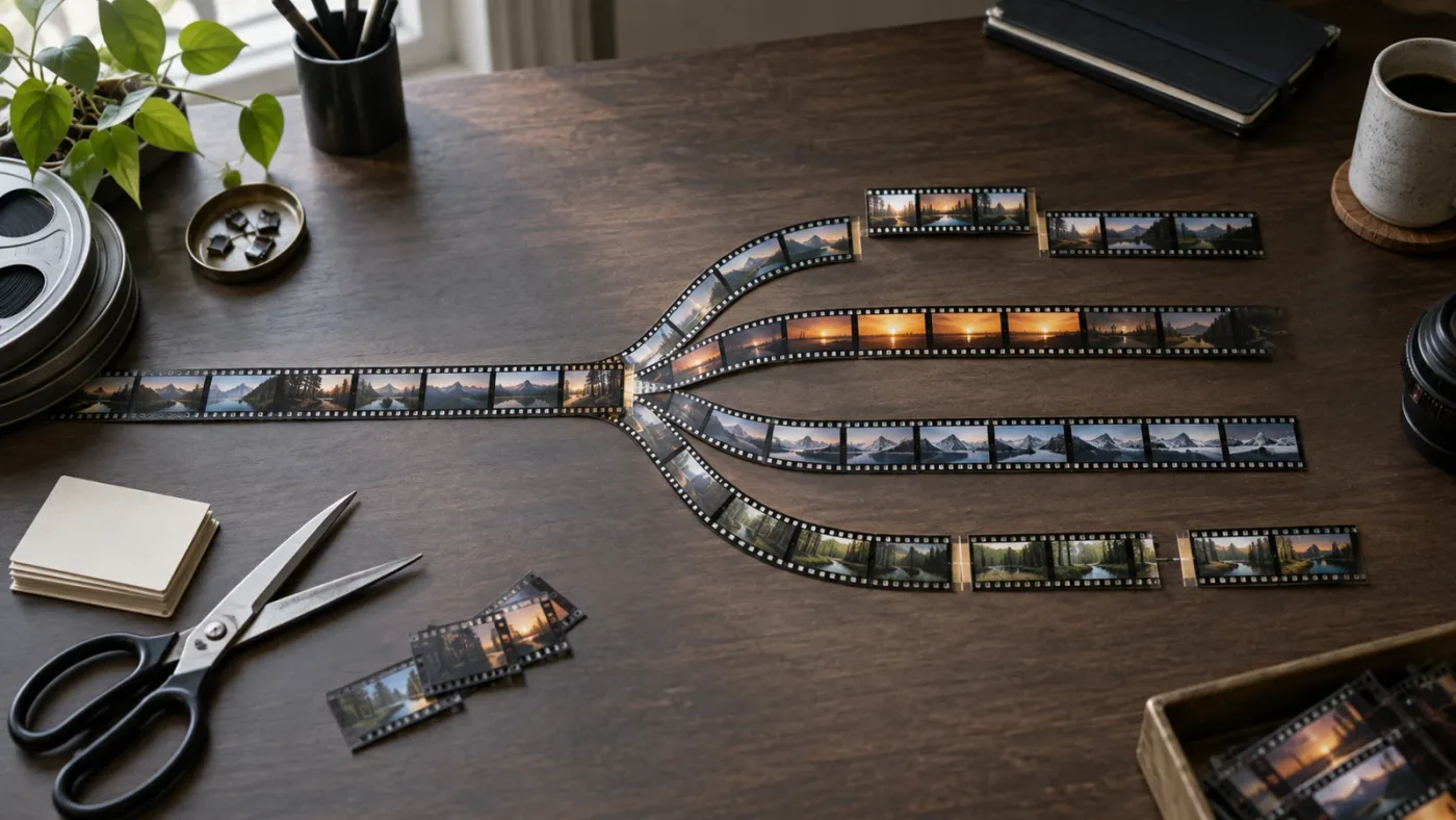 Illustration of choosing the correct DaVinci Resolve edit command for a timeline problem