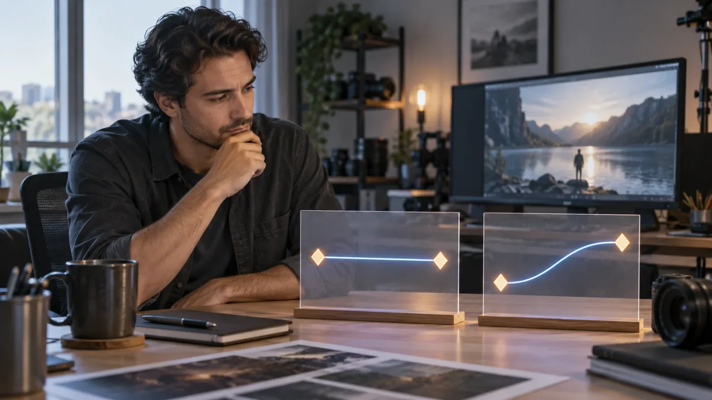 Illustration of DaVinci Resolve keyframe easing diagnosis