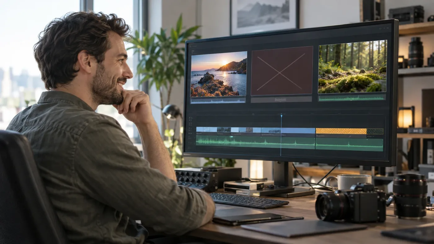 Illustration of resolved DaVinci Resolve Media Pool thumbnail troubleshooting