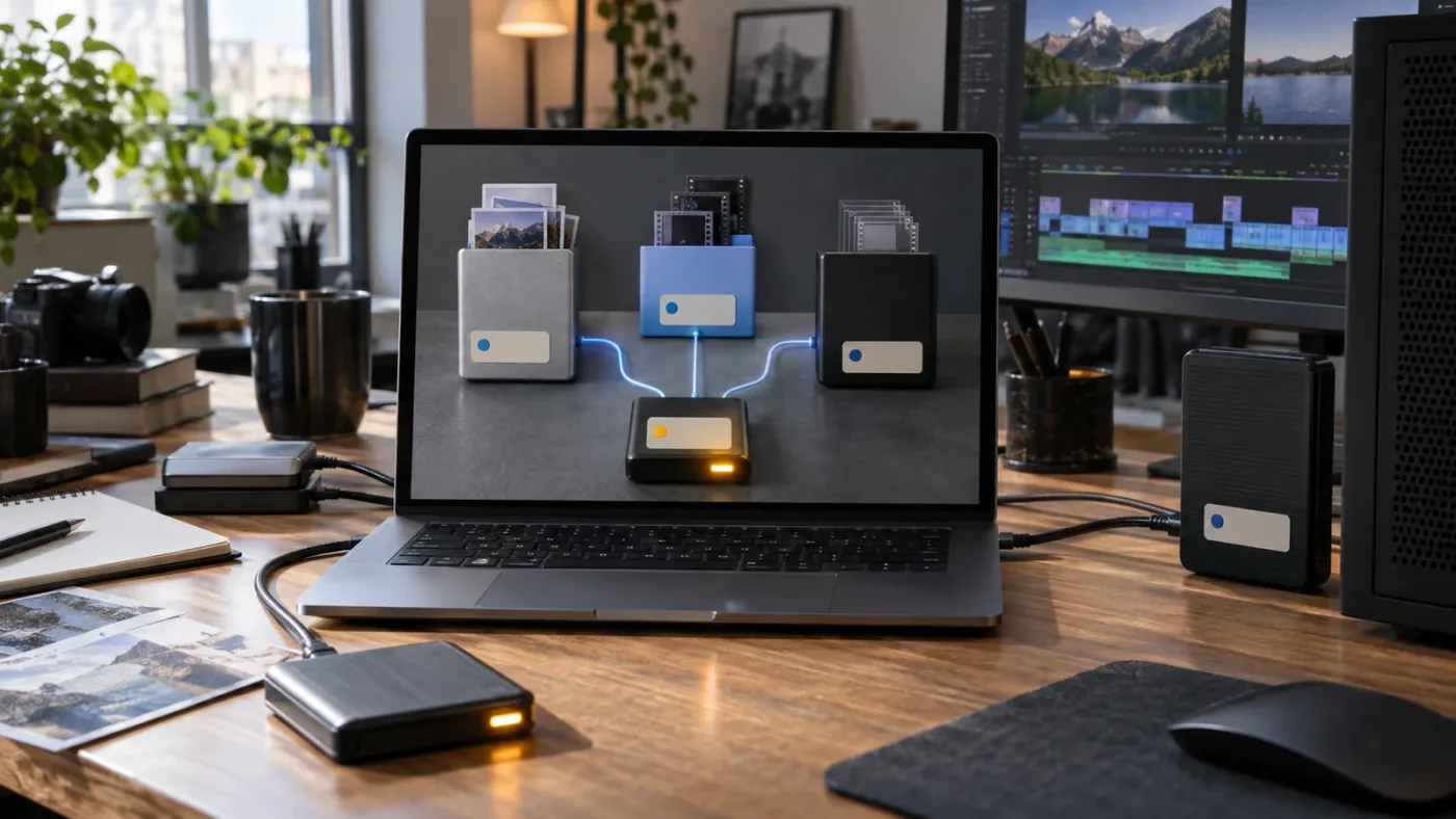 Illustration of DaVinci Resolve render cache storage paths on Mac and Windows