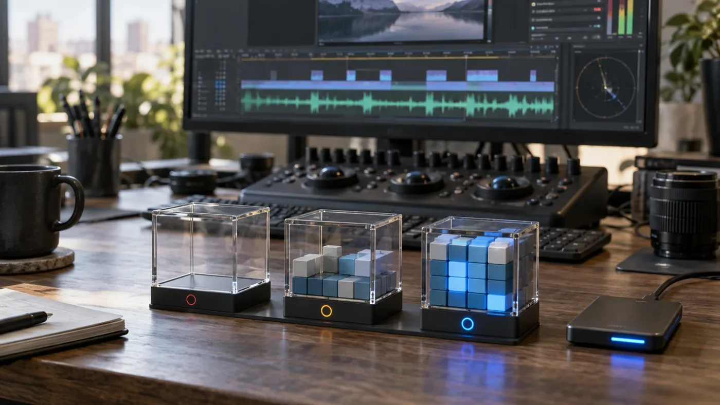 Illustration of DaVinci Resolve None Smart and User render cache modes