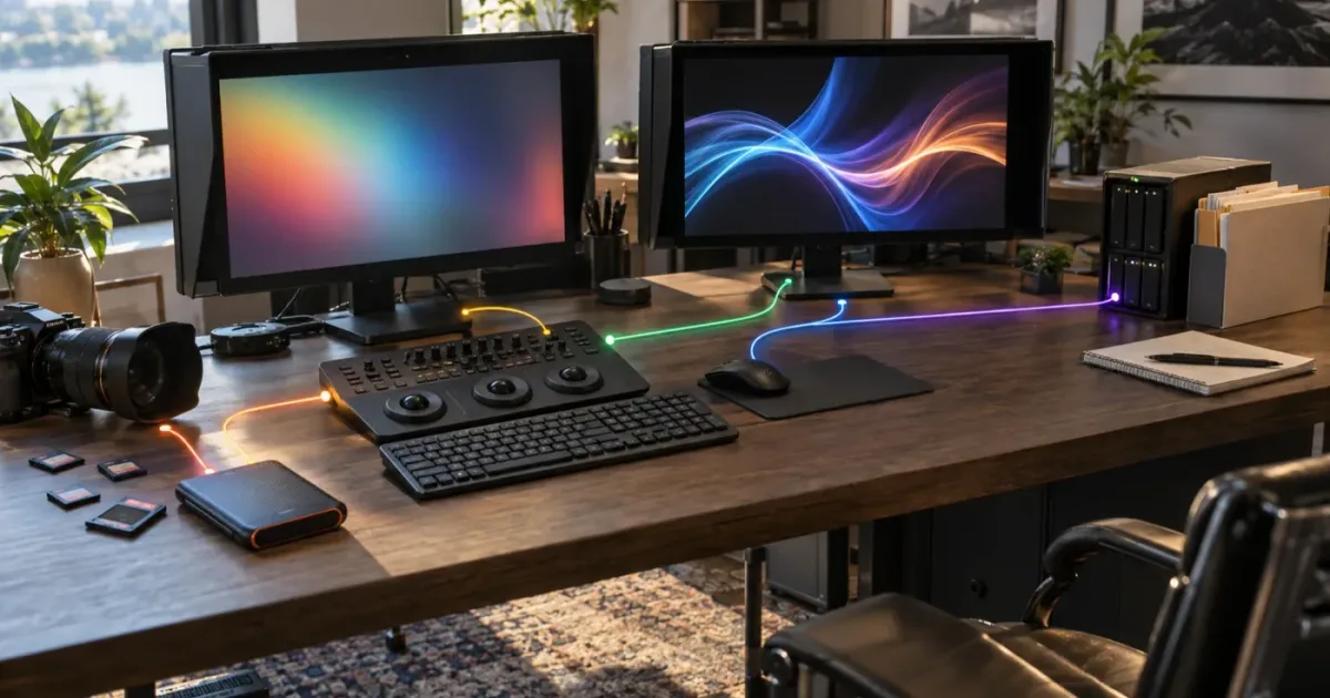 Illustration of DaVinci Resolve render cache being rebuilt after an edit change