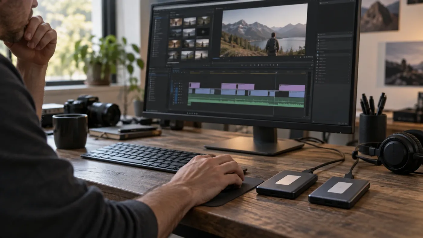Illustration of replacing a changed source file before rebuilding DaVinci Resolve cache