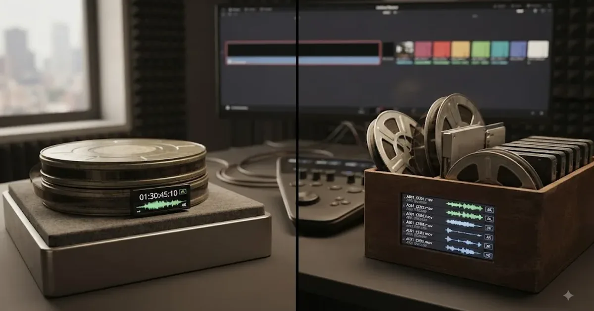Illustration of DaVinci Resolve Single Clip and Individual Clips export choices