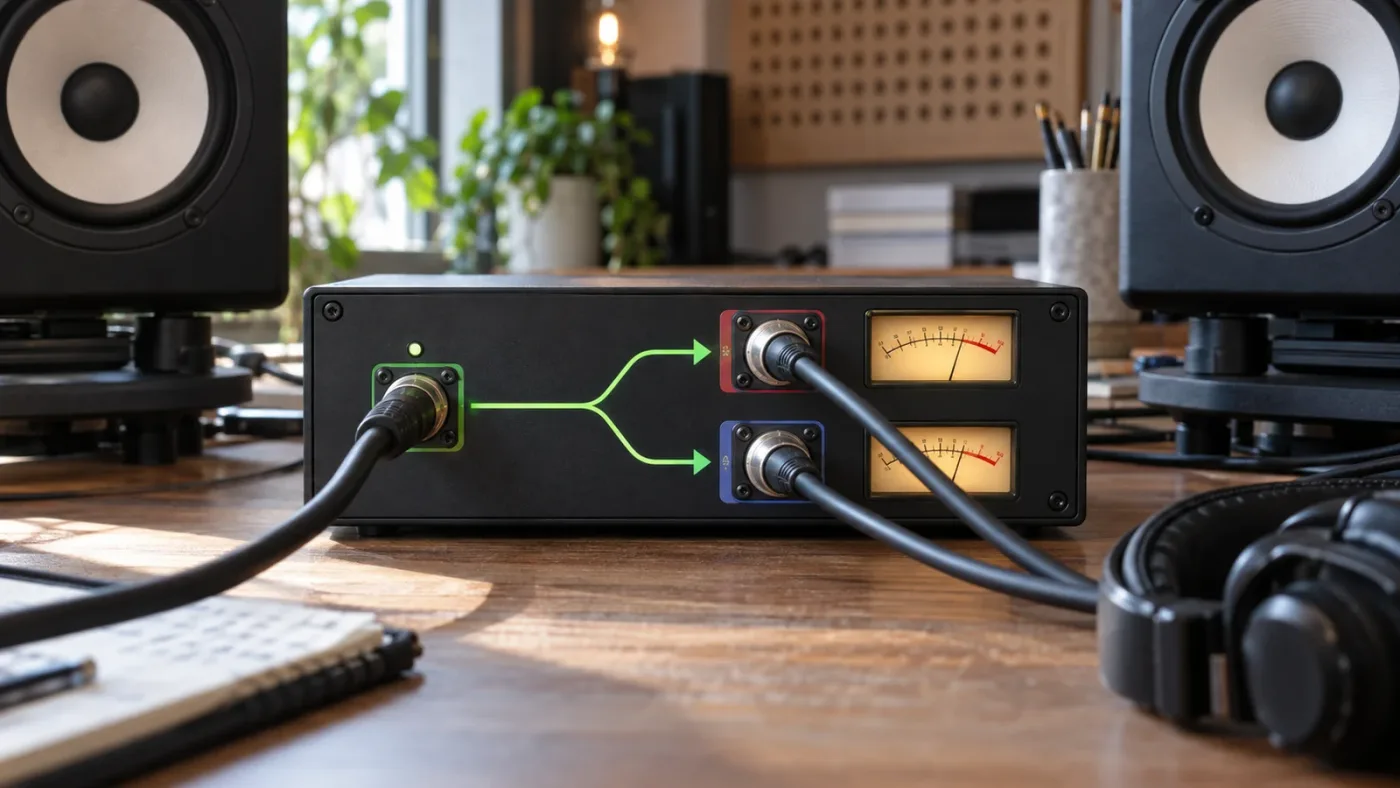 Illustration of mapping one good DaVinci Resolve source channel to both stereo sides
