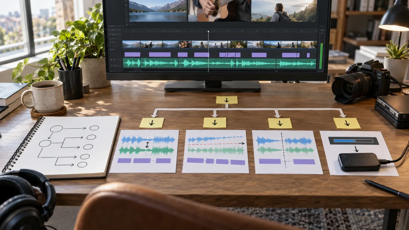 Illustration of DaVinci Resolve subtitle timing compared with spoken dialogue