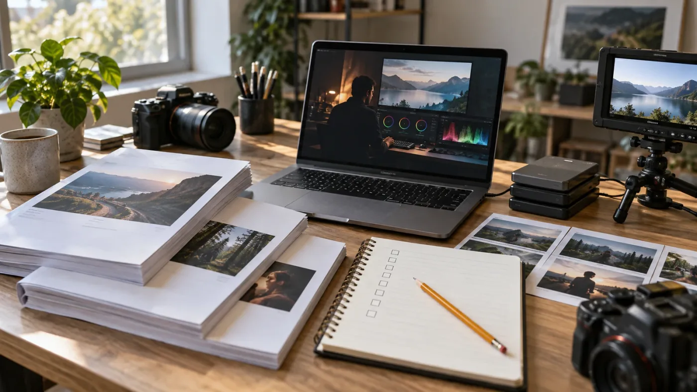 Illustration of Blackmagic Design official DaVinci Resolve training resources