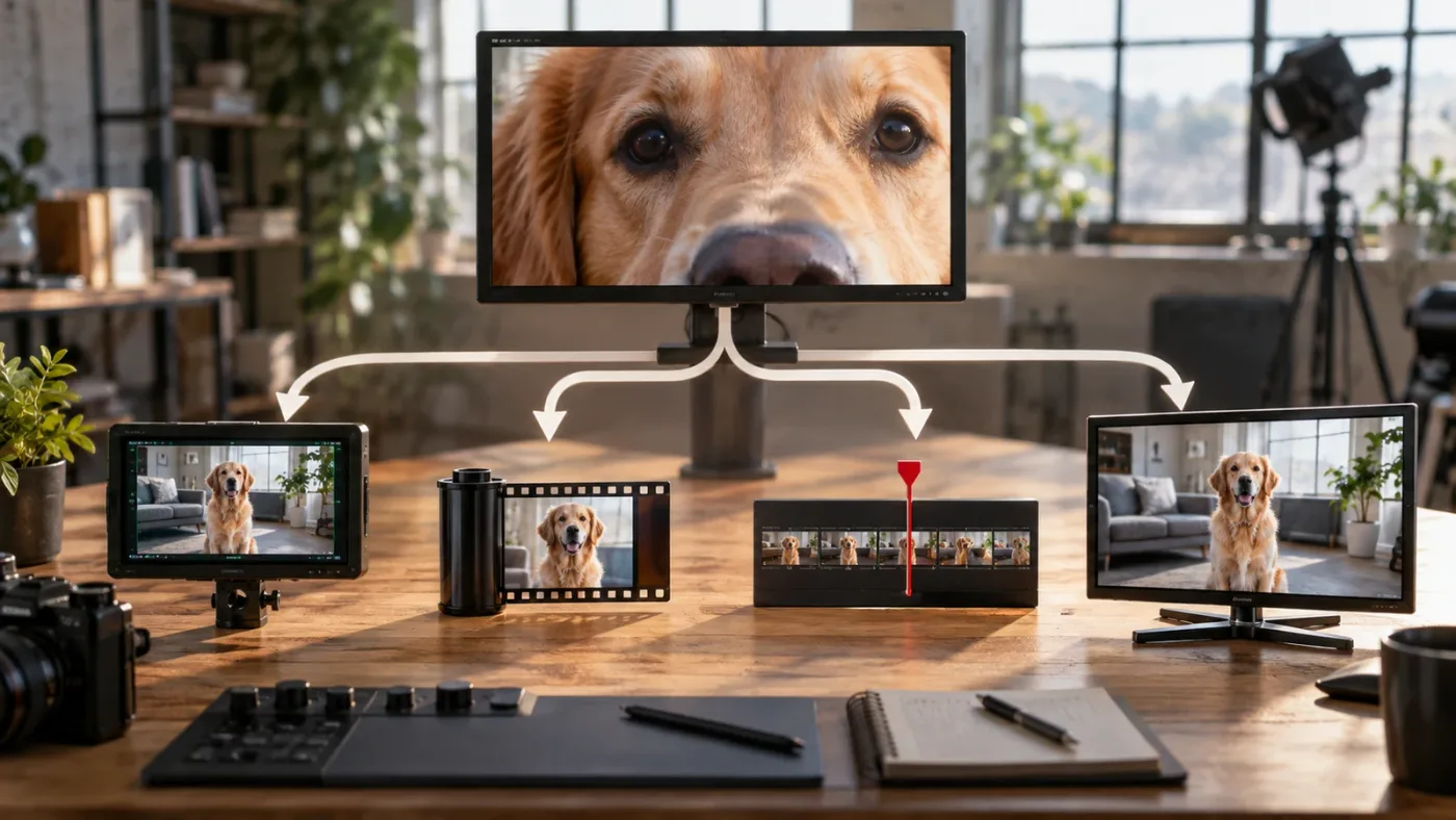 Illustration of the final DaVinci Resolve viewer zoom troubleshooting decision tree