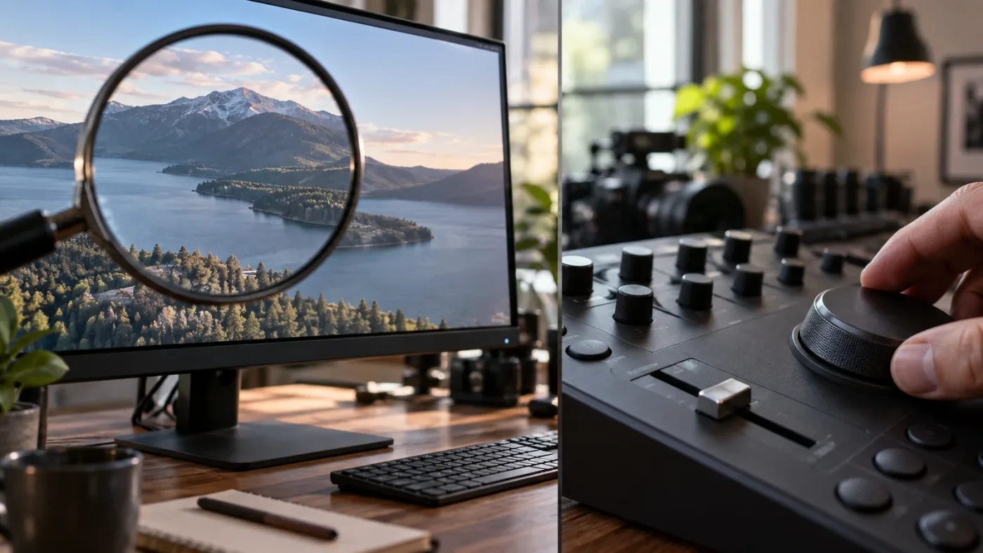 Illustration of the difference between DaVinci Resolve viewer zoom and clip Transform Zoom
