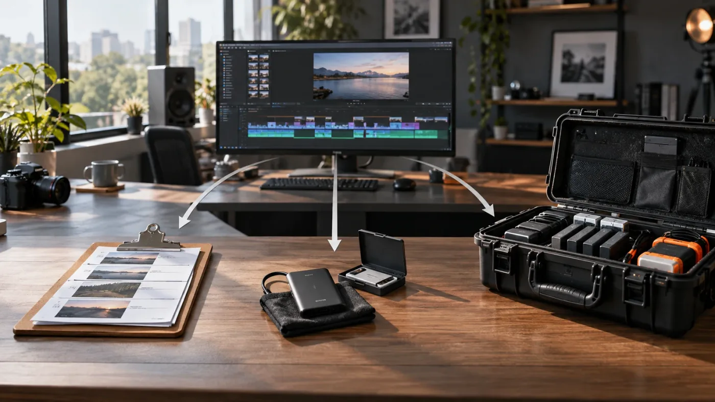 Illustration of choosing a DaVinci Resolve timeline transfer method