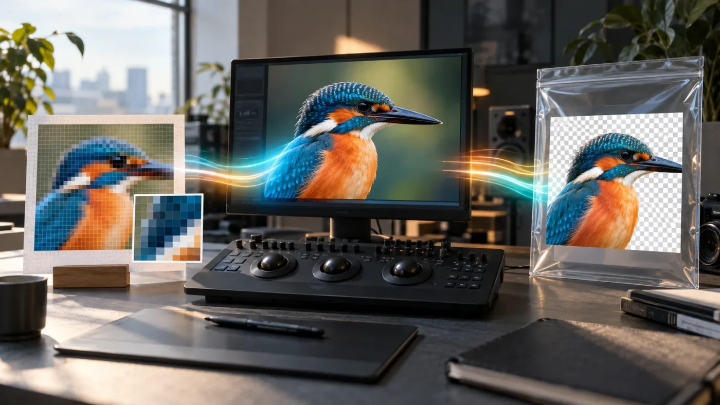Illustration of DaVinci Resolve processing a frame before writing a lossless PNG