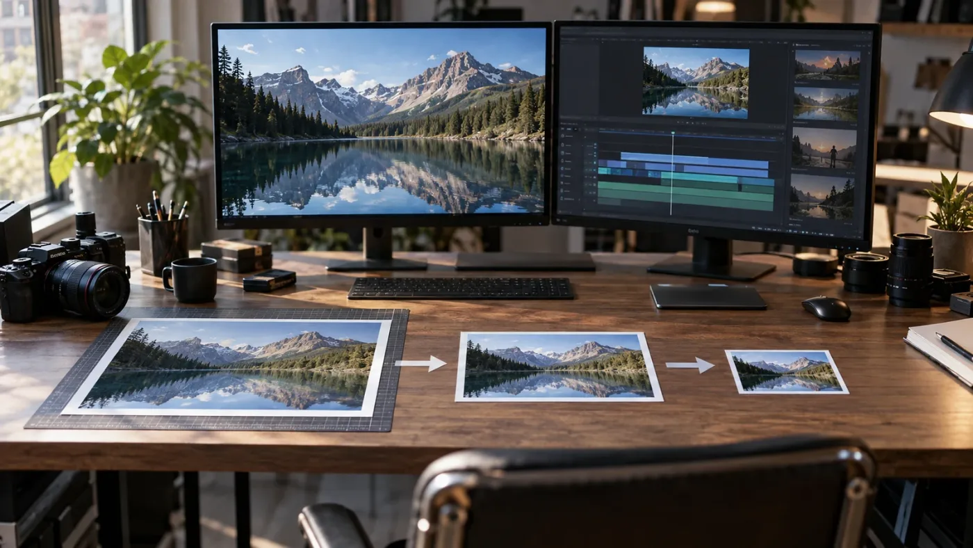Illustration of diagnosing the resolution of a DaVinci Resolve PNG export