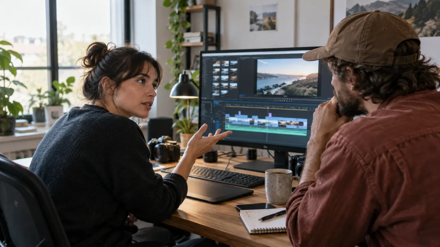 Illustration of a precise DaVinci Resolve question asked during an active editing session