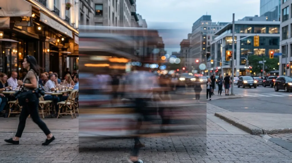Illustration of a motion blur streak representing a whip pan video transition